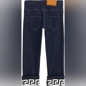 VERSACE Kids' Greca Cuff Jeans